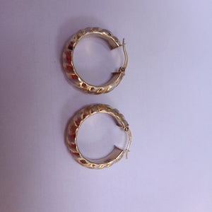 ARRACADAS PAR ORO 14 K 4,40 GRMS (SEMINUEVO)