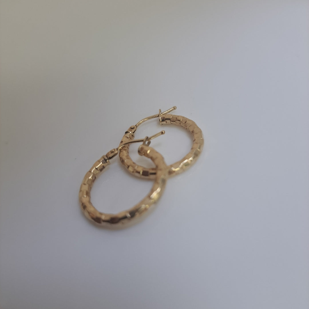 ARRACADAS PAR ORO 14 K 1,20 GRMS (SEMINUEVO)