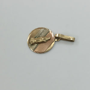MEDALLA PERSONAL ORO 10 K 0,90 GRMS (SEMINUEVO)