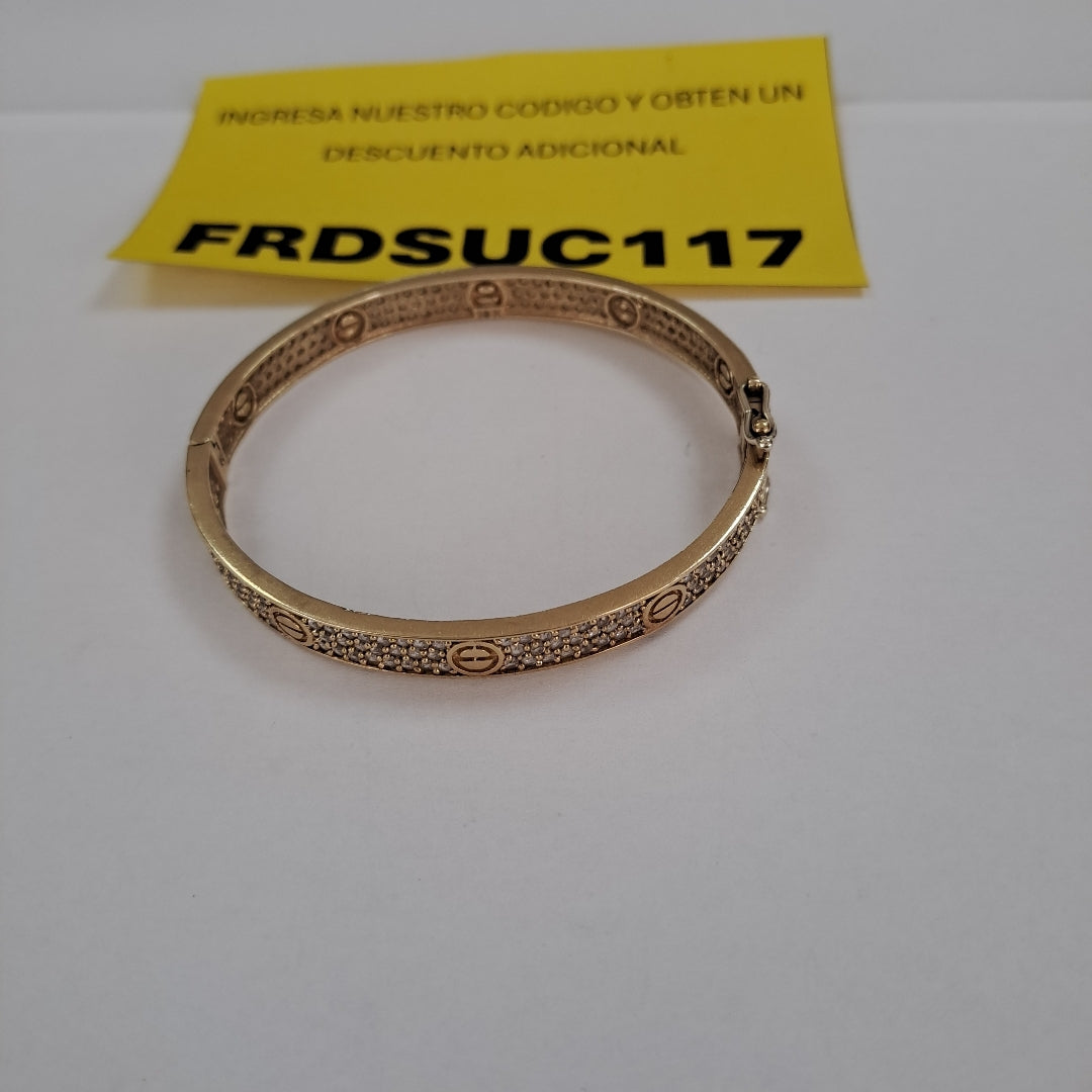 PULSERA RIGIDA ORO 10 K 21.9 GRMS (SEMINUEVO)