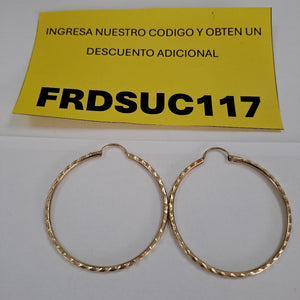 ARRACADAS PAR ORO 10 K 3.9 GRMS (SEMINUEVO)