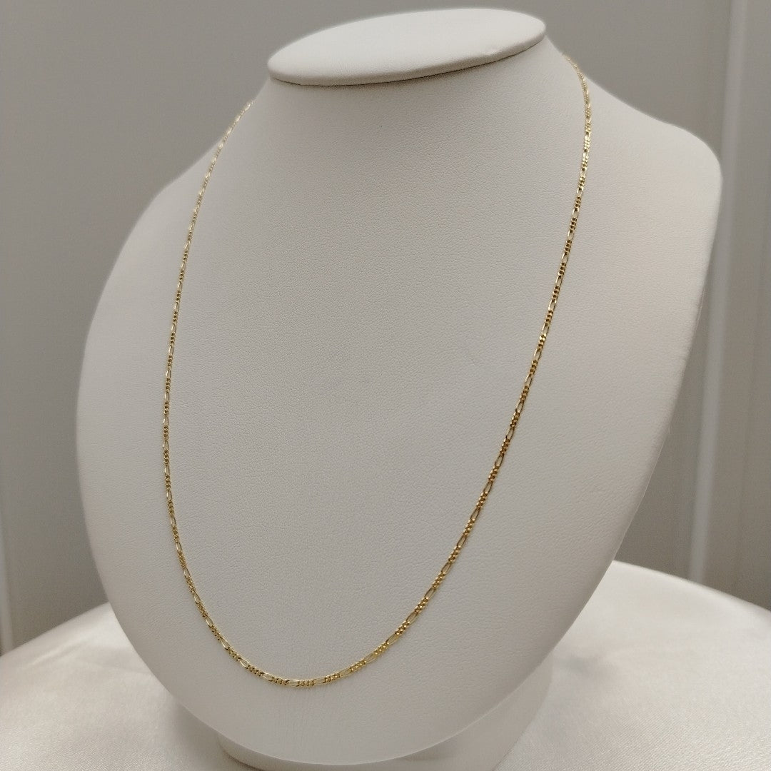 CADENAS TEJIDO 3X1 ORO 14K 55 CM 2.7 GR (NUEVO)