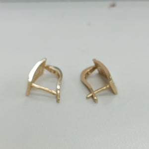 BROQUELES ORO 14K 2.4 (NUEVO)