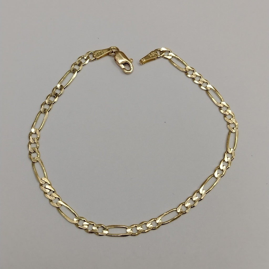 PULSERAS 3X1 ORO 14K 18 CM 2.8 GR (NUEVO)
