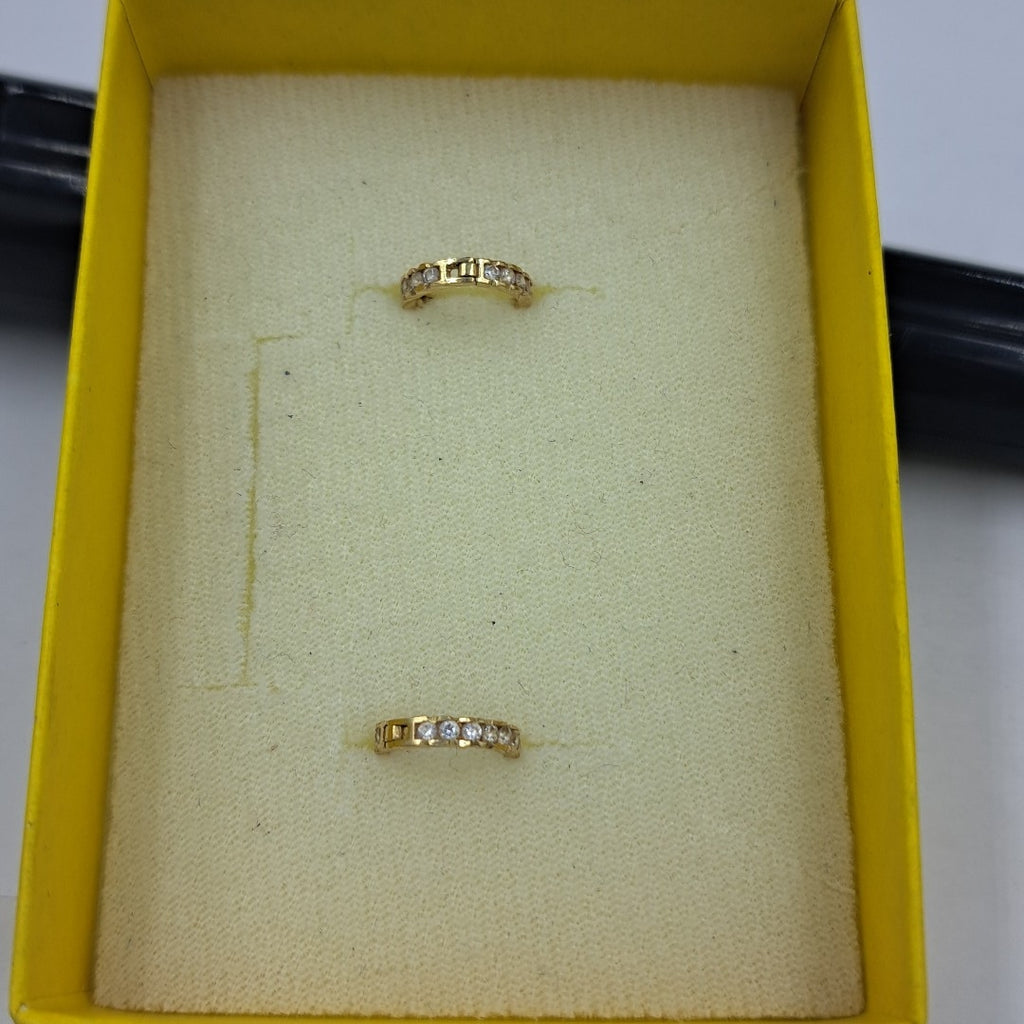 ARRACADAS PAR ORO 10 K 0.9 GRMS (SEMINUEVO)