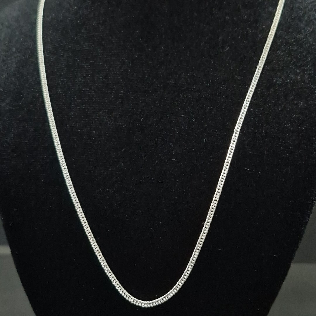 CADENA BARBADA PLATA .925 60 CM 5.02 GR (NUEVO)