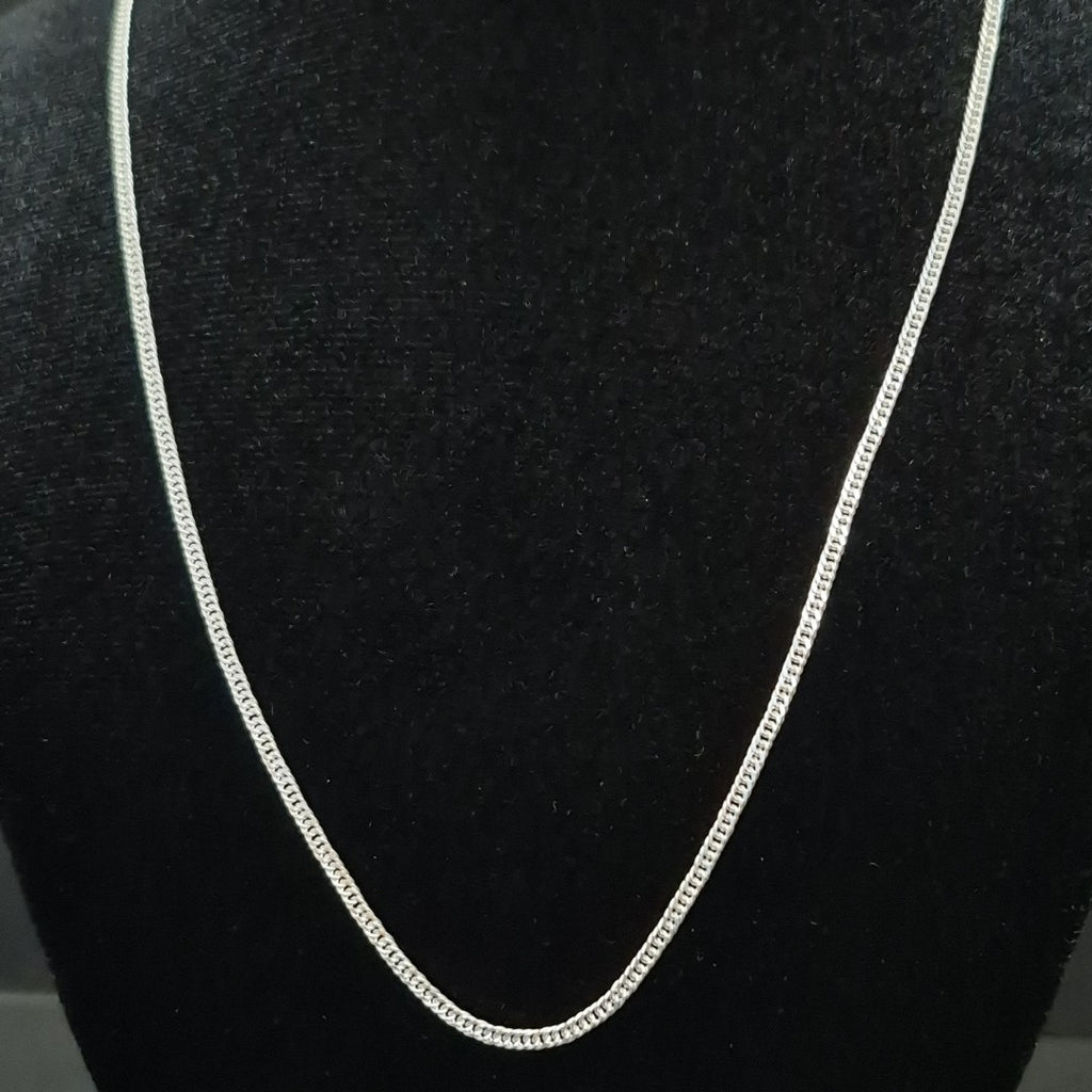CADENA BARBADA PLATA .925 60 CM 4.92 GR (NUEVO)