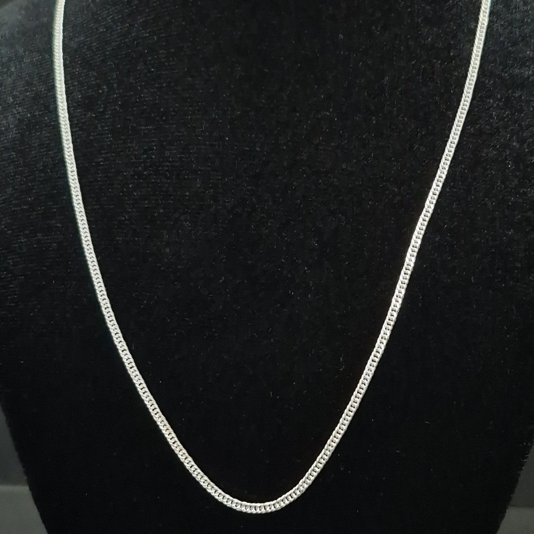 CADENA BARBADA PLATA .925 60 CM 4.92 GR (NUEVO)