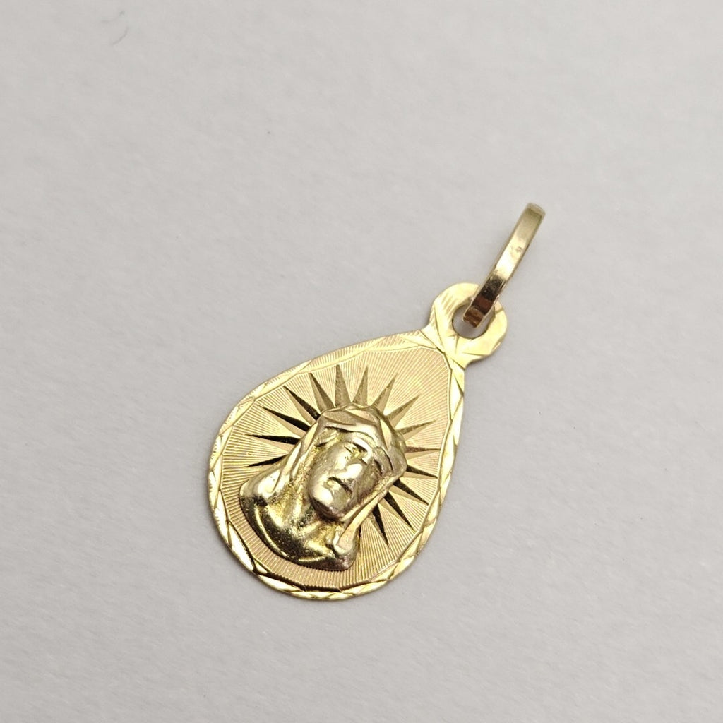 MEDALLA RELIGIOSA ORO 14 K 0,70 GRMS (SEMINUEVO)