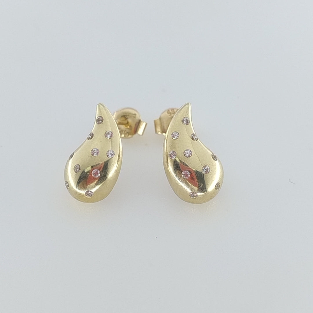 BROQUELES ORO 14K 2 (NUEVO)