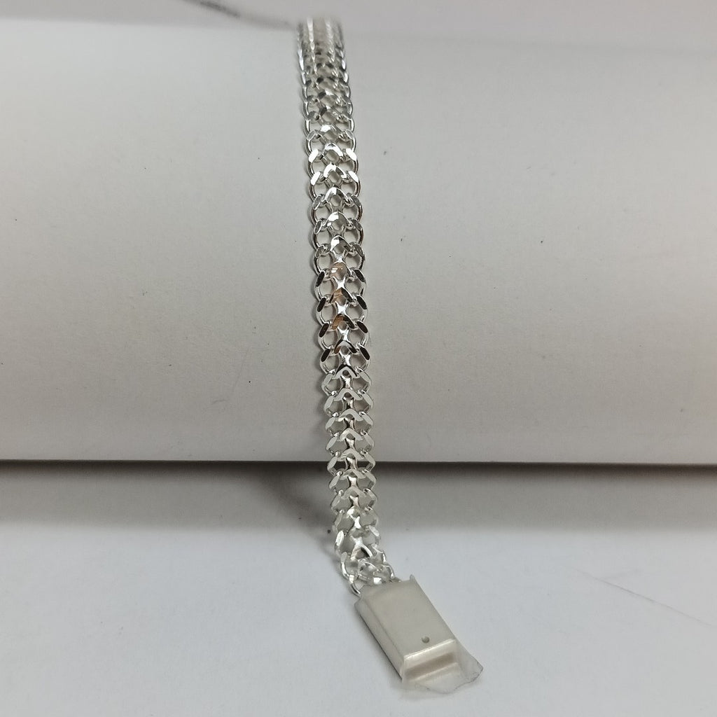 PULSERA TEJIDO CHINO PLATA .925 18 CM 7.5 GR (NUEVO)