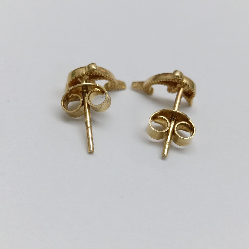 BROQUELES PAR ORO 14 K 1 GRMS (SEMINUEVO)