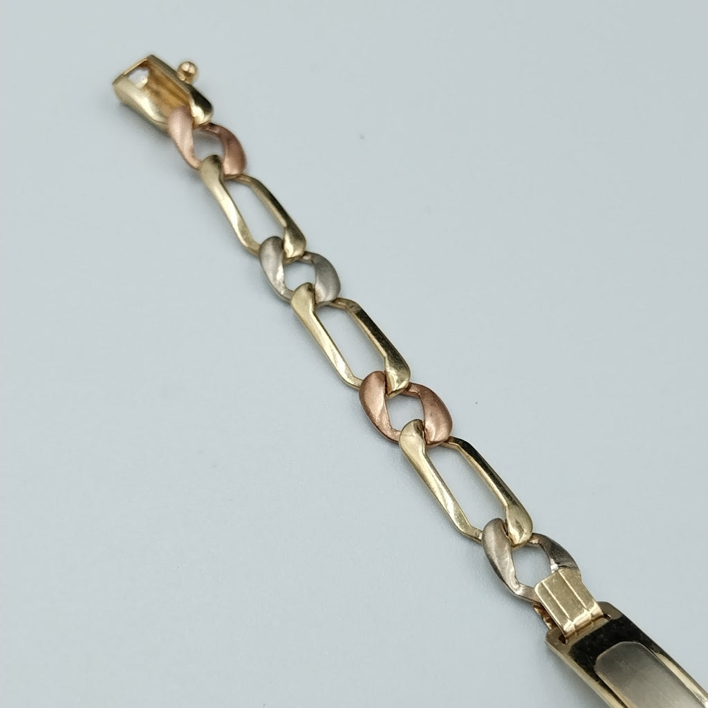 ESCLAVA ORO,ORO COMBINADO 14 K 9,10 GRMS (SEMINUEVO)