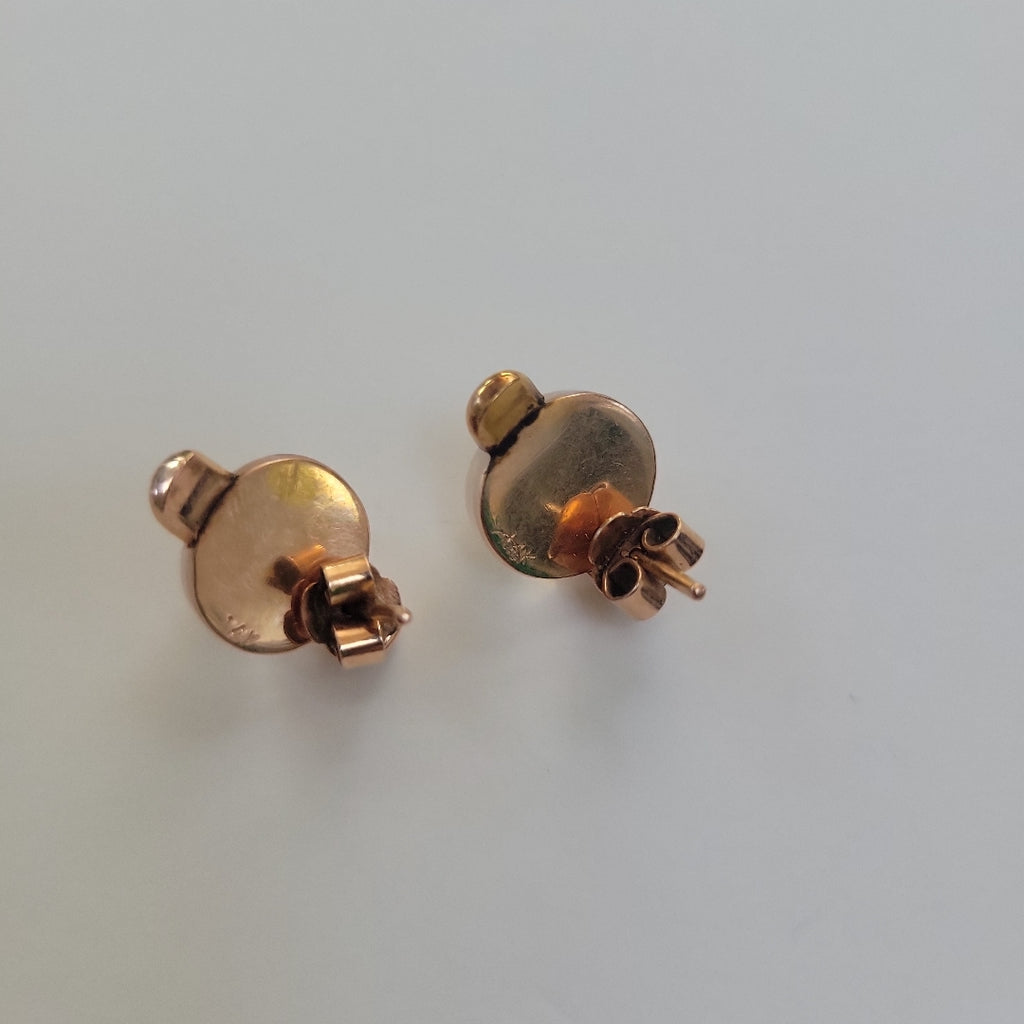 ARETES PAR ORO 14 K 7.3 GRMS (SEMINUEVO)