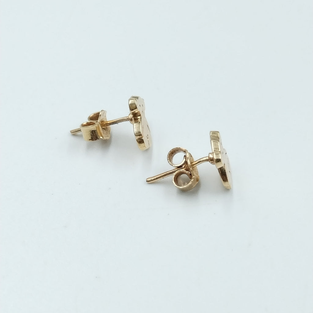 BROQUELES PAR ORO 14 K 1.9 GRMS (SEMINUEVO)
