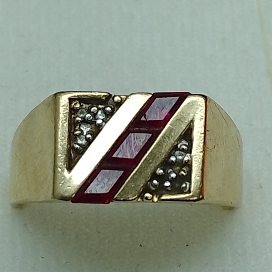 ANILLO ORO 10 K 6.4 GRMS (SEMINUEVO)