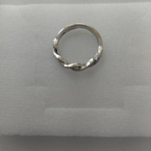 ANILLO ORO BLANCO 14 K 2,10 GRMS (SEMINUEVO)