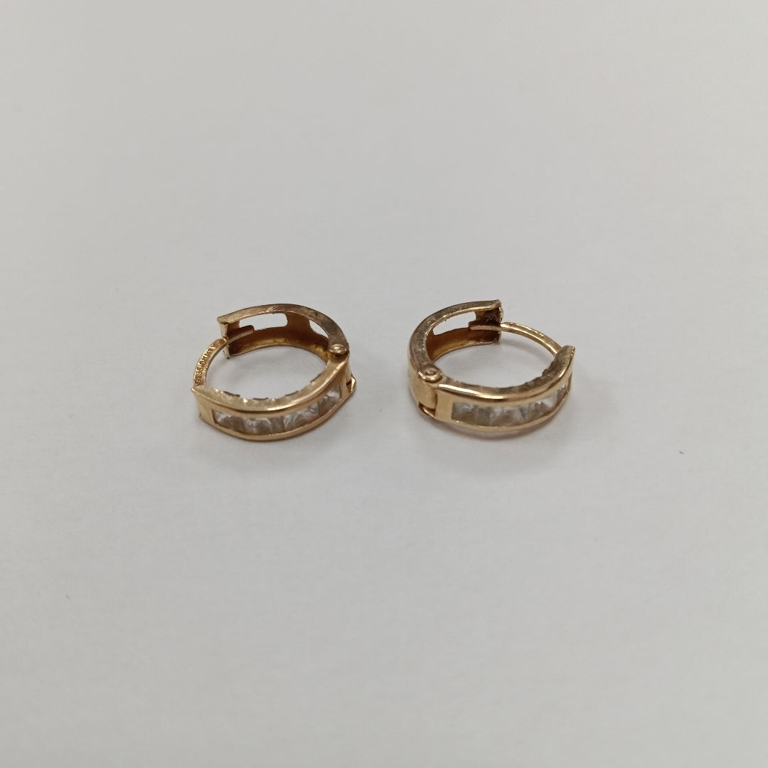 ARRACADAS PAR ORO 10 K 1,40 GRMS (SEMINUEVO)