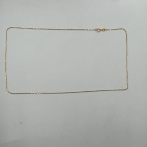 CADENA ORO 14 K 1.2 GRMS (SEMINUEVO)