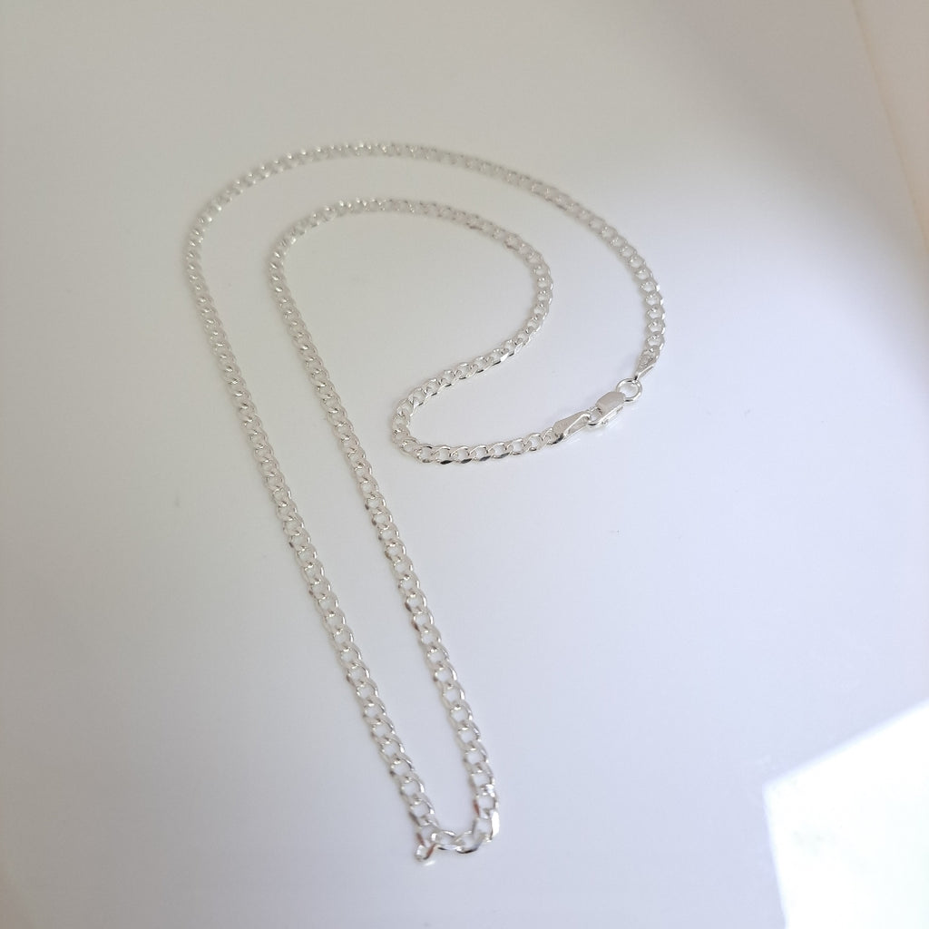 CADENA BARBADA PLATA .925 50 CM 7.22 GR (NUEVO)