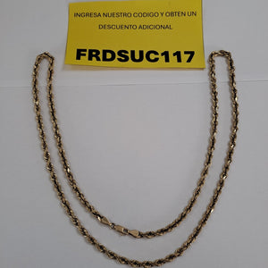 CADENA ORO 14 K 32.9 GRMS (SEMINUEVO)