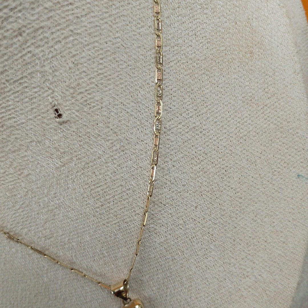 CADENA, DIJE ORO 10 K 2.4 GRMS (SEMINUEVO)