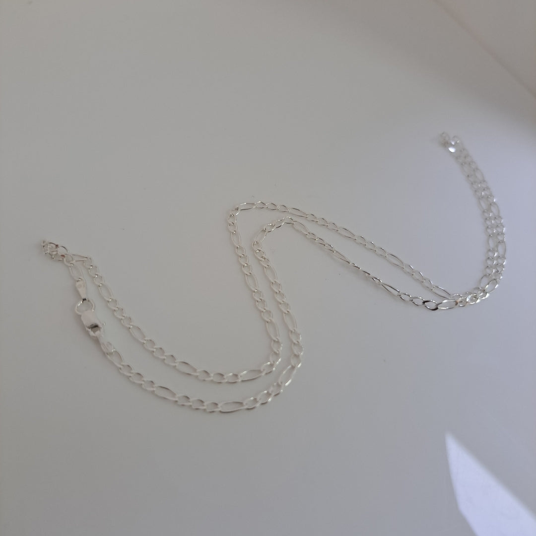 CADENA 3X1 PLATA .925 55 CM 4.33 GR (NUEVO)
