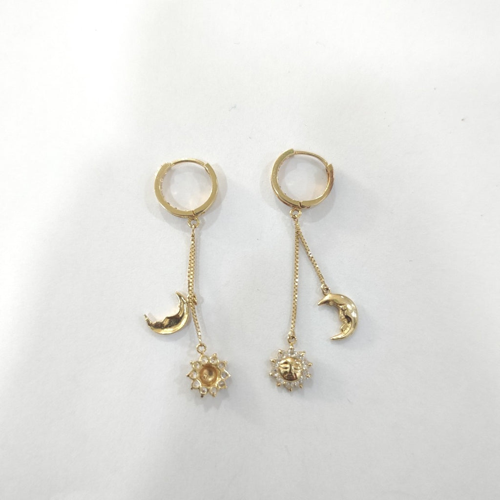 ARETES PAR ORO 14 K 3,00 GRMS (SEMINUEVO)