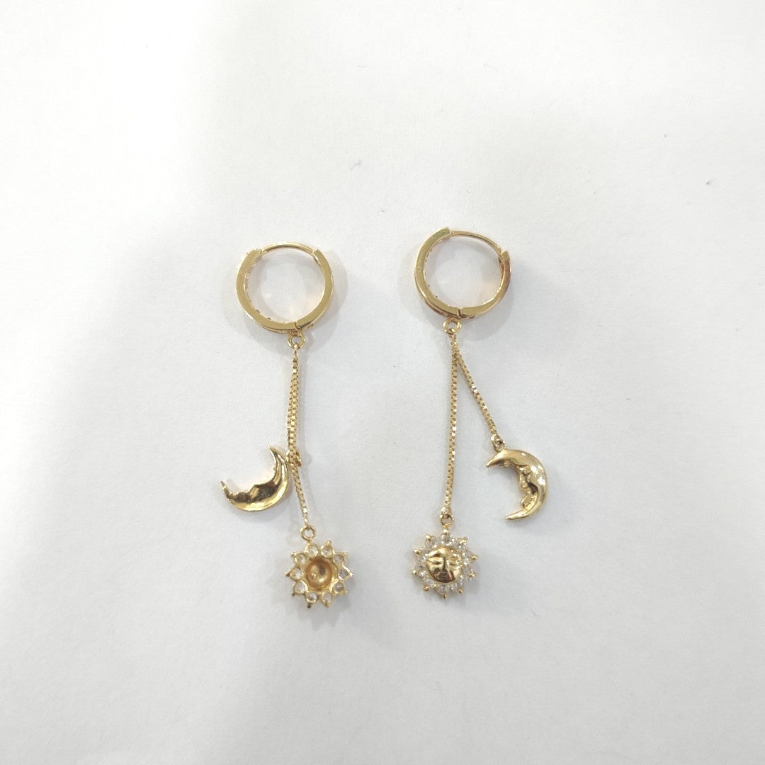 ARETES PAR ORO 14 K 3,00 GRMS (SEMINUEVO)
