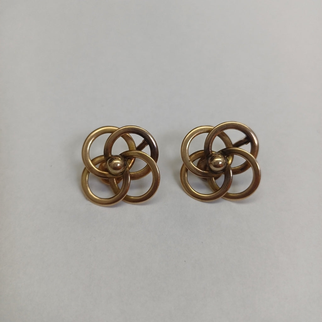 ARETES PAR ORO 14 K 5.6 GRMS (SEMINUEVO)