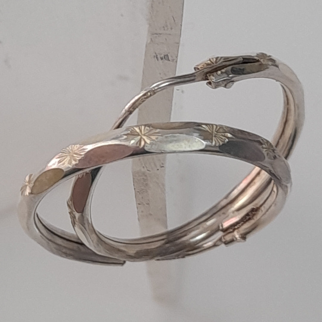 ARRACADAS PAR PLATA 2 GRMS (SEMINUEVO)