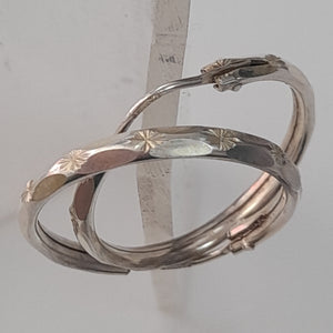 ARRACADAS PAR PLATA 2 GRMS (SEMINUEVO)