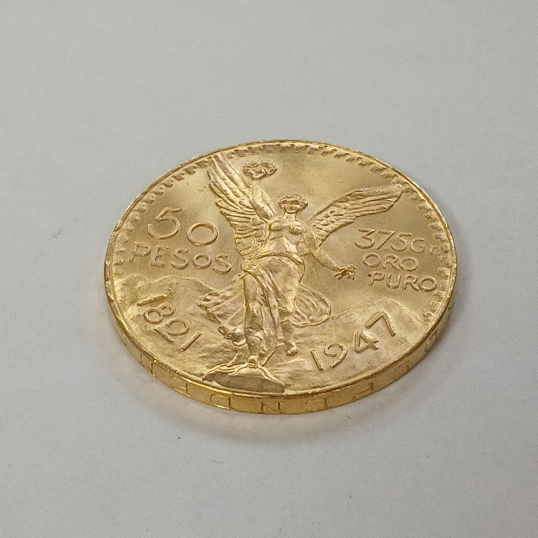 K1 41,60 GRMS 21 K IDENTIFICACIÓN MONEDA NOMINATIVA MONEDAS PESOS 50 PESOS (SEMINUEVO)