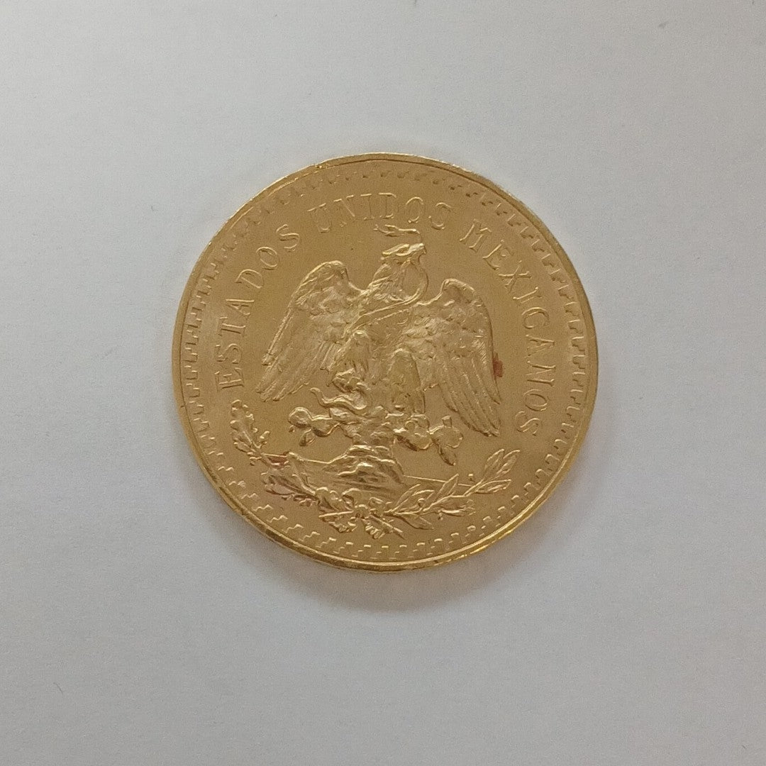 K1 41,60 GRMS 21 K IDENTIFICACIÓN MONEDA NOMINATIVA MONEDAS PESOS 50 PESOS (SEMINUEVO)