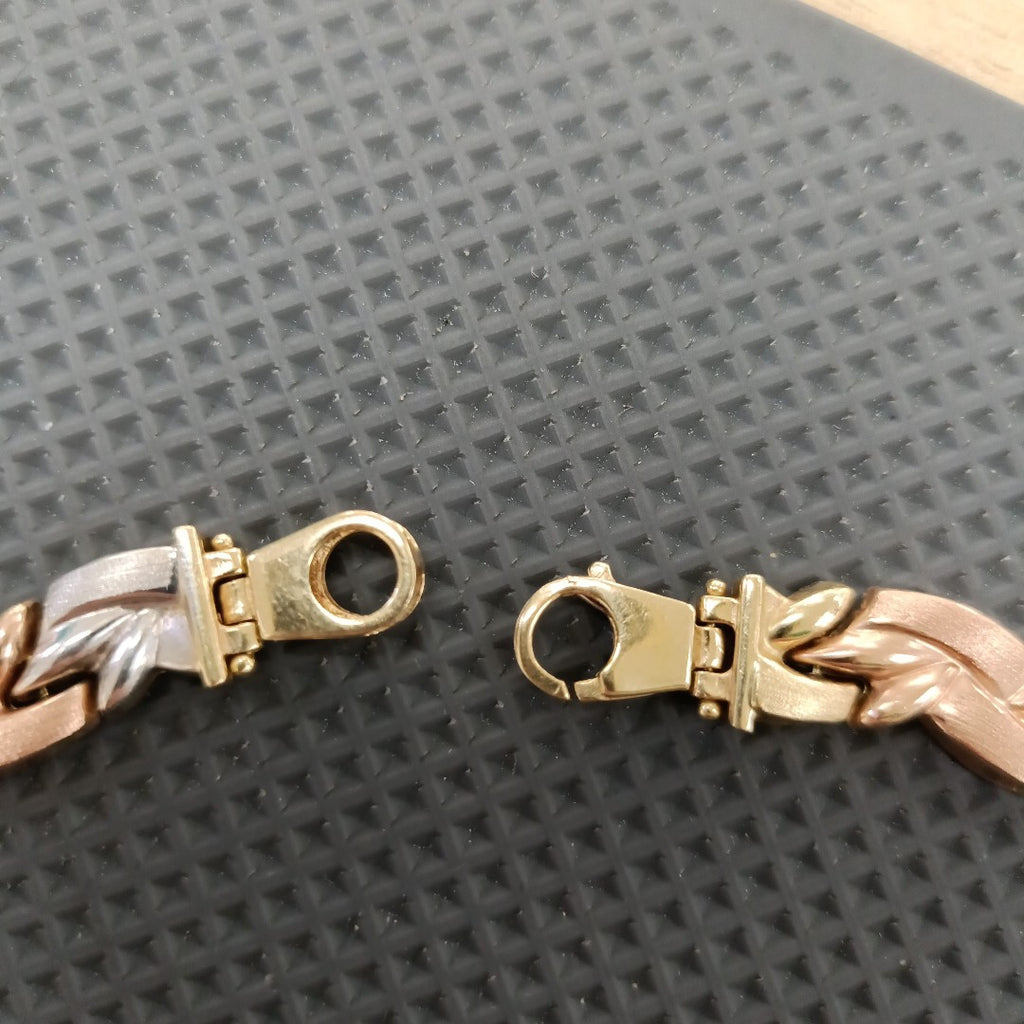 GARGANTILLA ORO COMBINADO 10 K 25,40 GRMS (SEMINUEVO)