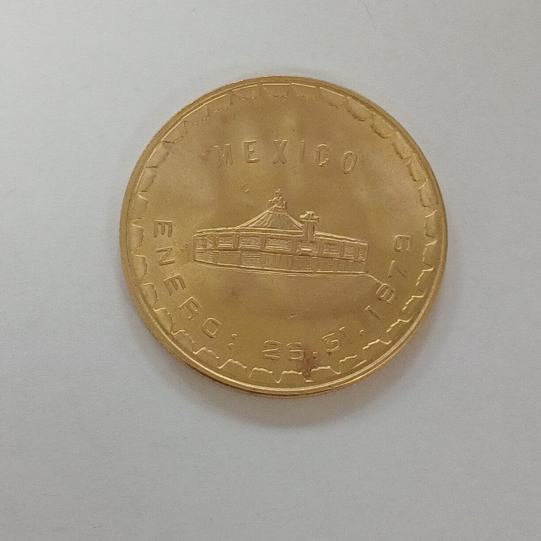 MEDALLA CONMEMORATIVA ORO 21 K 34,60 GRMS (SEMINUEVO)