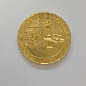MEDALLA CONMEMORATIVA ORO 21 K 40,90 GRMS (SEMINUEVO)