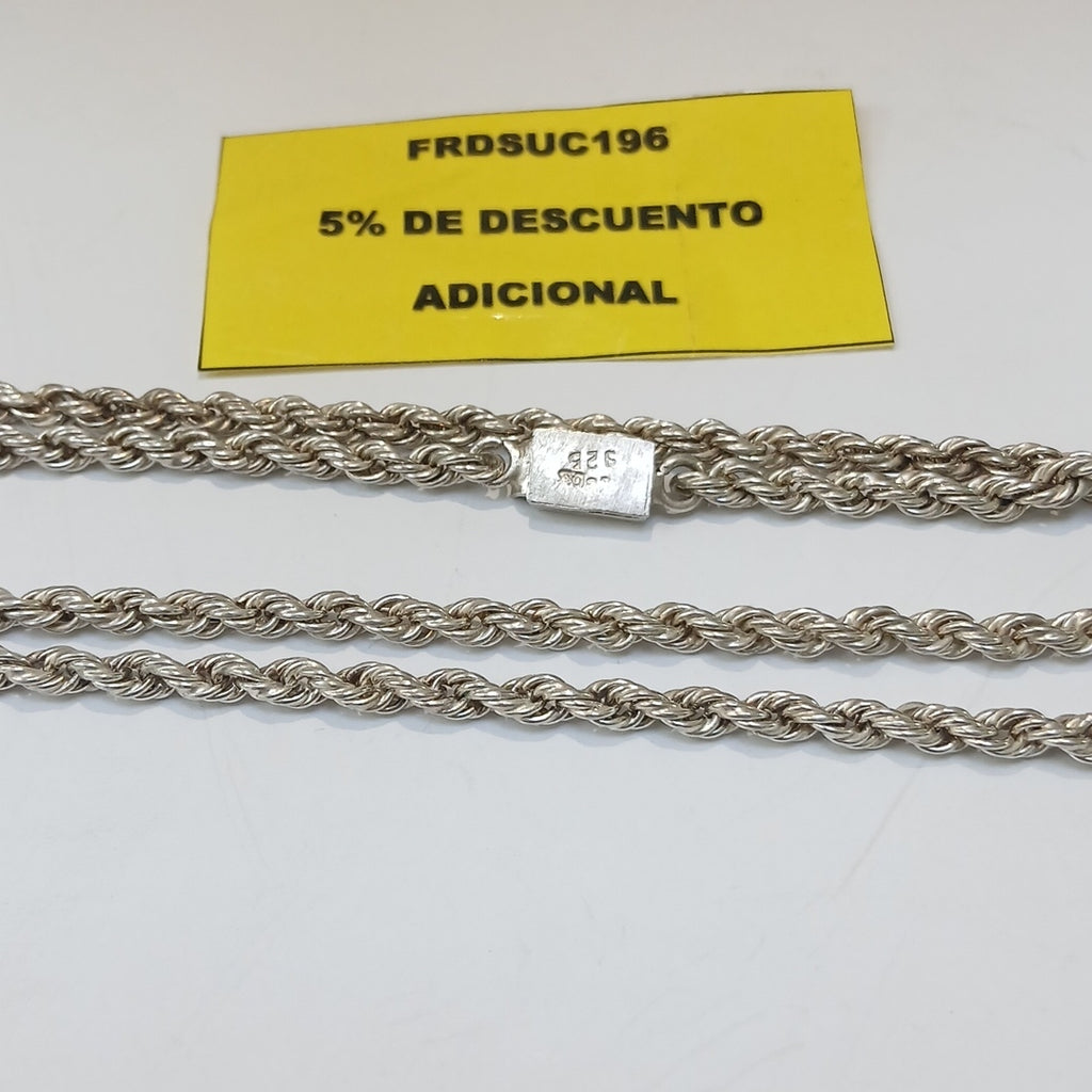 CADENA PLATA 31,70 GRMS (SEMINUEVO)