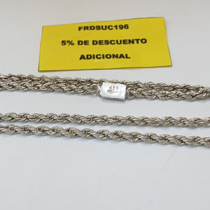 CADENA PLATA 31,70 GRMS (SEMINUEVO)