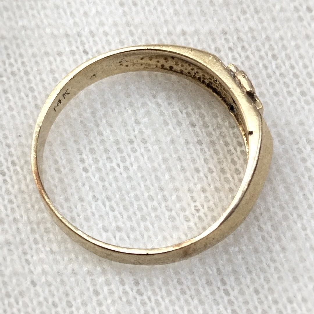 ANILLO ORO 14 K 4.6 GRMS (SEMINUEVO)
