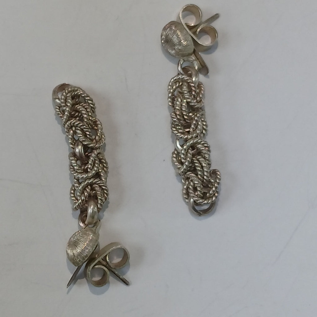 ARETES PAR PLATA 11,20 GRMS (SEMINUEVO)