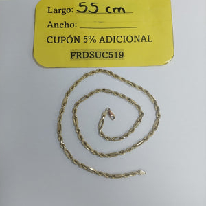 CADENA ORO 14 K 11 GRMS (SEMINUEVO)