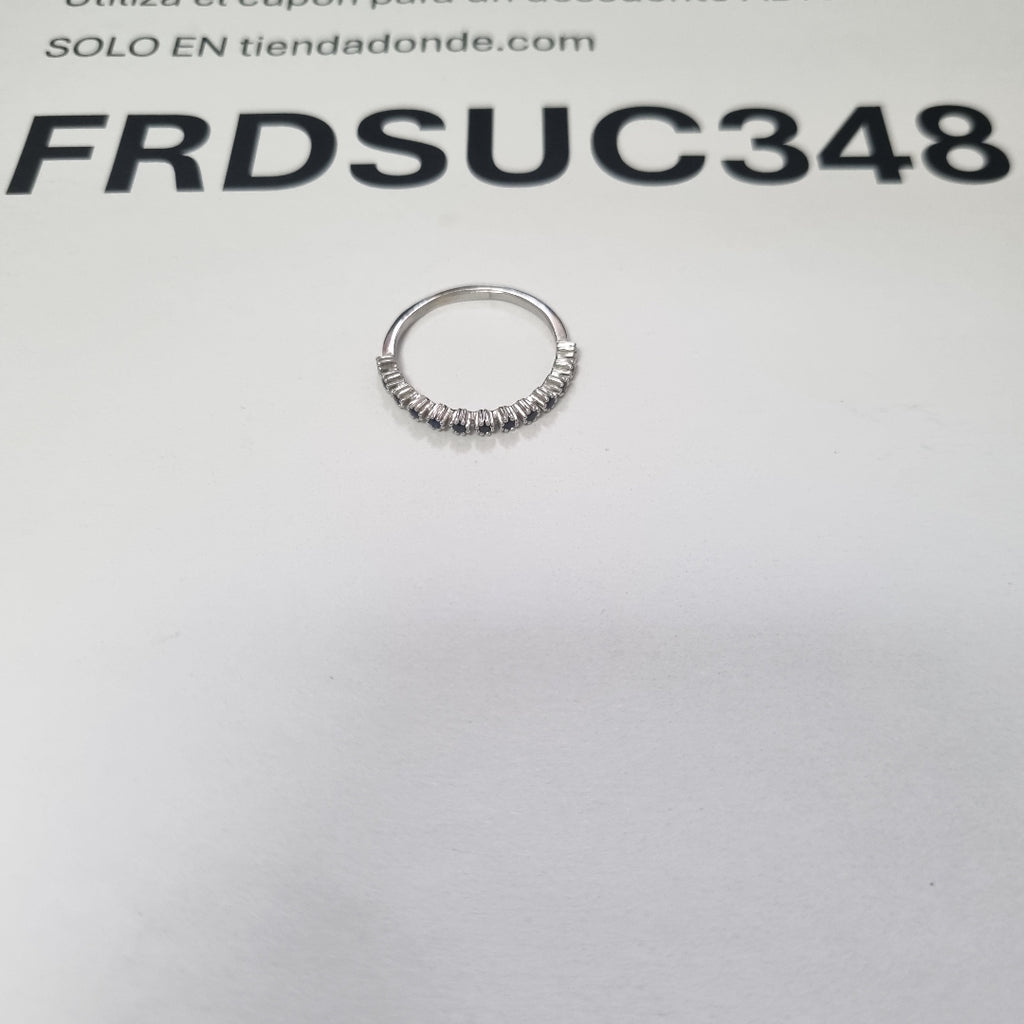 ANILLO ORO, ORO BLANCO 8 K 1.7 GRMS (SEMINUEVO)