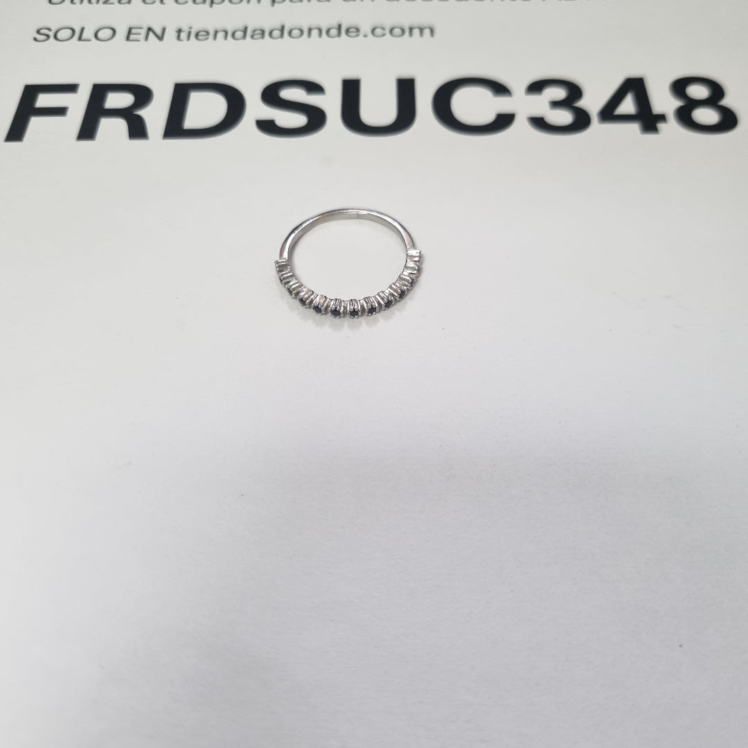 ANILLO ORO, ORO BLANCO 8 K 1.7 GRMS (SEMINUEVO)