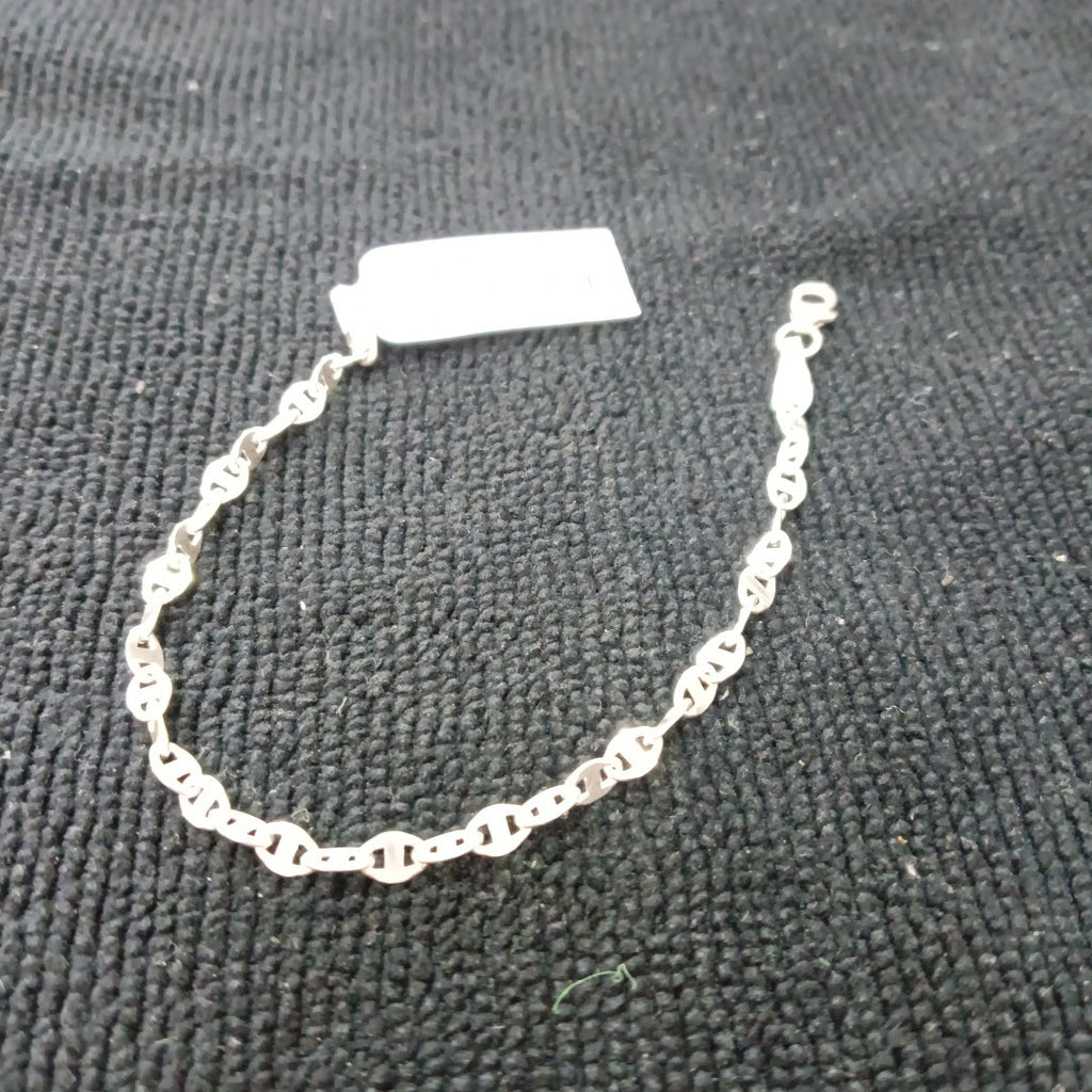 PULSERA TEJIDO ESPECIAL PLATA .925 18 CM 3.3 GR (NUEVO)