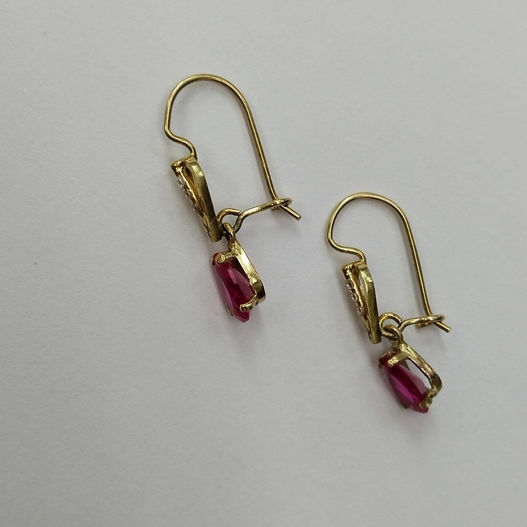 ARETES PAR ORO 10 K 1.8 GRMS (SEMINUEVO)