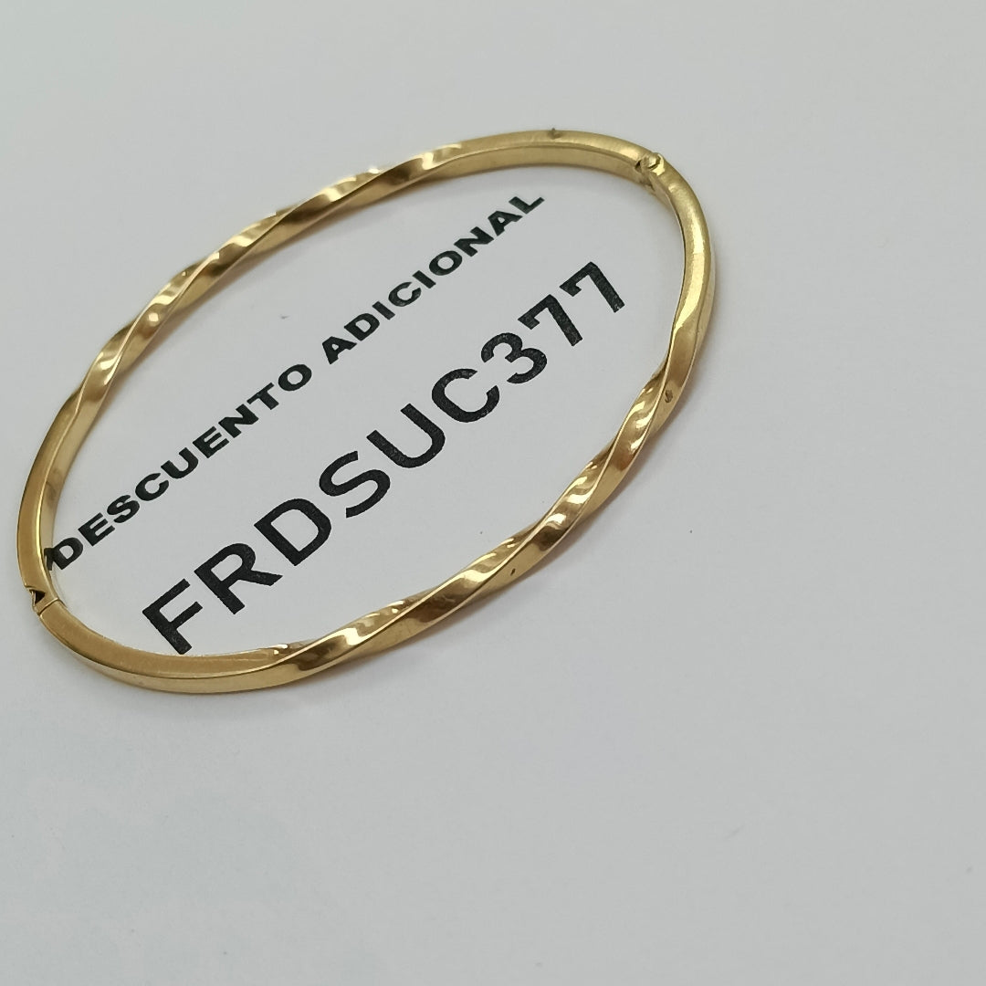 PULSERA RIGIDA ORO 14 K 5 GRMS (SEMINUEVO)