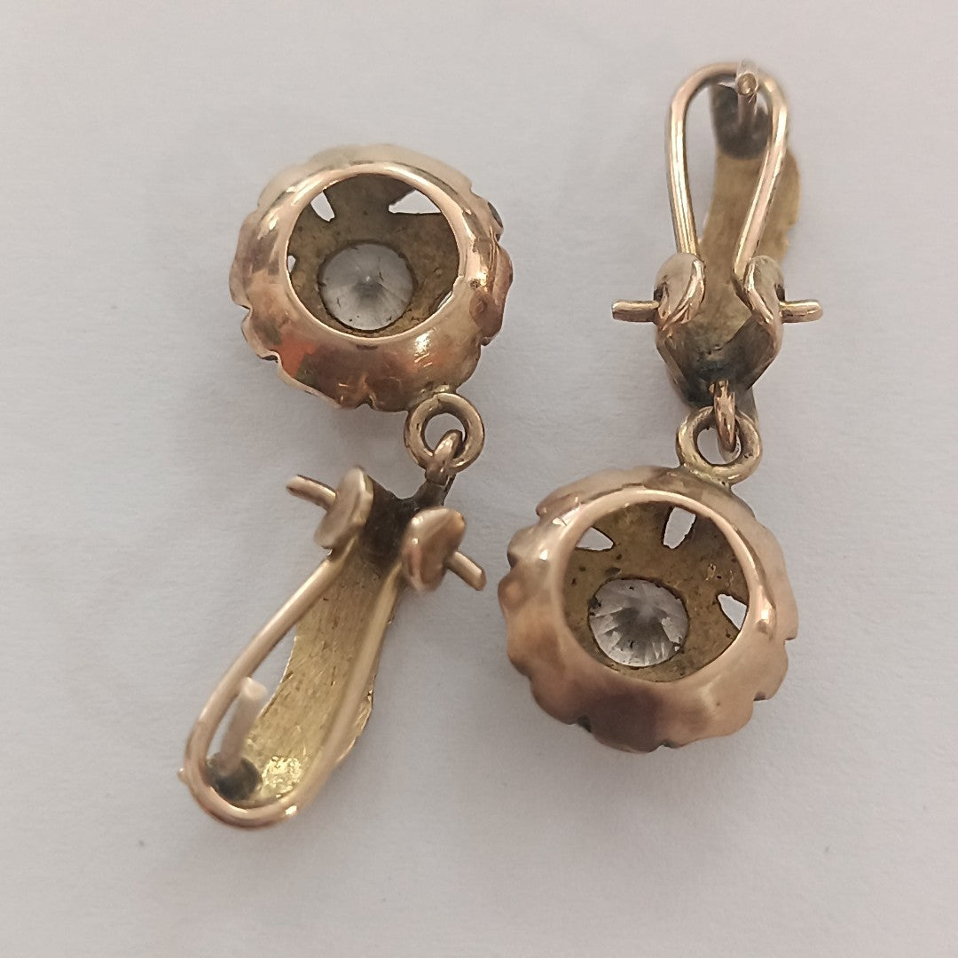 ARETES PAR ORO 10 K 3.6 GRMS (SEMINUEVO)