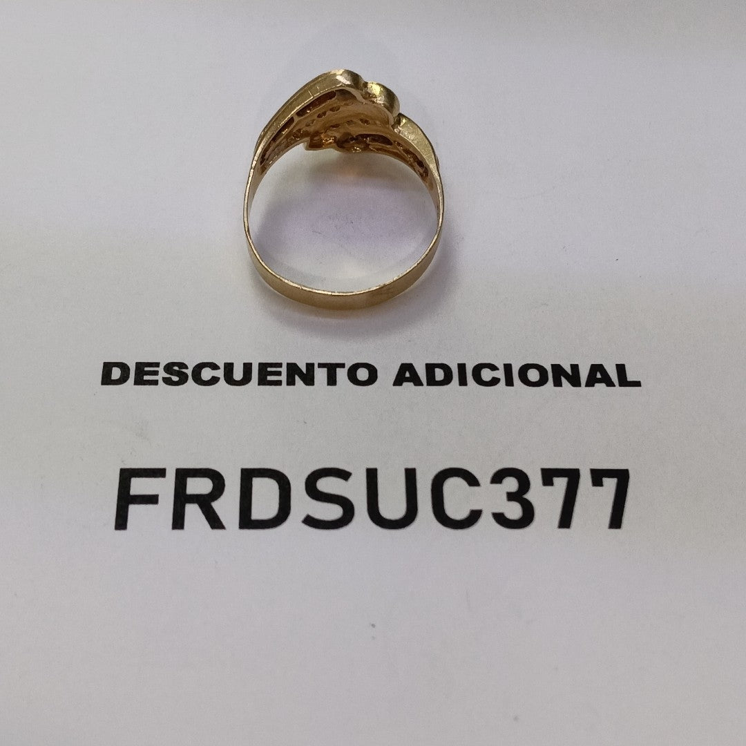 ANILLO ORO, ORO COMBINADO 14 K 4.5 GRMS (SEMINUEVO)