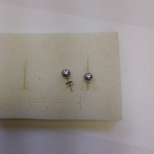 BROQUELES PAR ORO, ORO BLANCO 10 K 0.5 GRMS (SEMINUEVO)